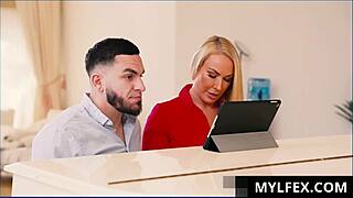 Watch Mellanie Monroe get rammed by student Peter Green?