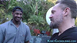 Cuckolding babe takes on massive BBC for intense pleasure