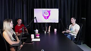 Blonde Feels Heat And Strips After Guest Says He Freed A Woman In Swing House - Jow Jow Sheer Red