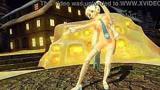 hatsune miku BUILDS a snowman in her FULL NUDE mod for project diva