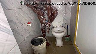 Shower Fun With Big Cock