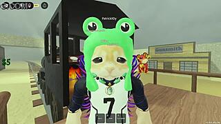 She stays afk and everyone joins in a wild gangbang. They take turns banging her hard.