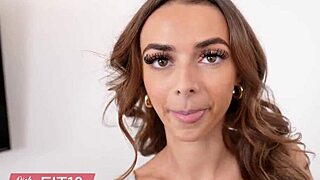 Nikki Nicole Creampies Petite Skinny Doll in Gym POV