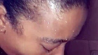 Fat wife bathing husband, spreading, fucking, sexy tits, ass!