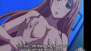 Poor Guy Gets Surrounded By Horny Women In Anime Hentai Gangbang With Cumshots And Titty Fucking