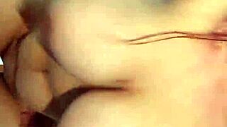 My curvy latina wife's huge tits bounce in doggy POV.