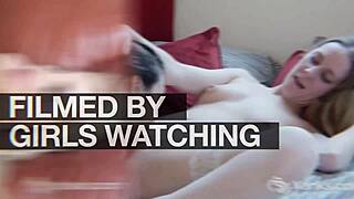 pink haired zahra vibrates her body during solo softcore session