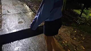 i found a cute girl in the rain, brought her home to stay dry and cozy.