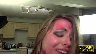 dominated chubby submissive untied in reality bondage session