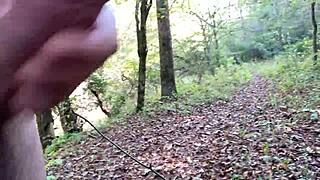 clitlicker662 teases with sloppy solo play in forest setting. what’s next?