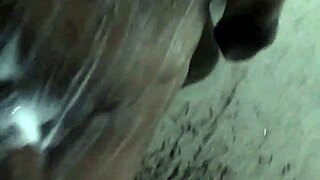 Intensely Enjoying Handjob With Monster Cock