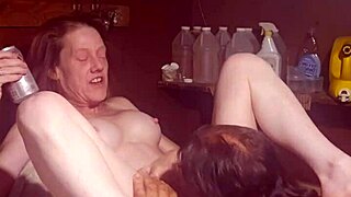 eating and fucking on washing machine again