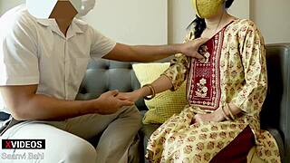 glamorous brunette seduces with sensual riding, cumshot