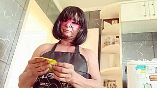 cooking in the kitchen turns into wild doggystyle pounding