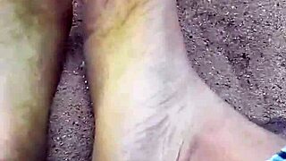 Bare Feet in Sand for Sensory Foot Fetish Modeling