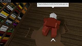 Guy Fucks Me Hard in Roblox Sex Session