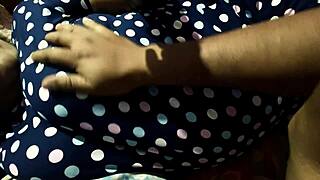 desi milf chikki bhabi gets her delicious boobs massaged then fucked hard on the ranch