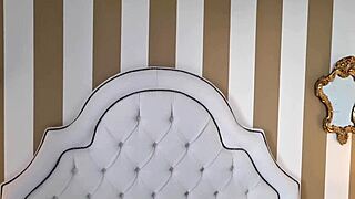 i painted the milf's big tits with my cum