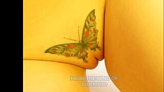 crystal butterfly sings with tattoos