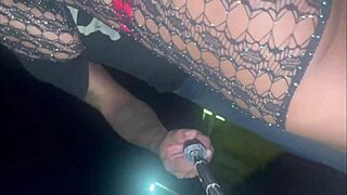 I watched my wife get wild with a cyclist and cum twice