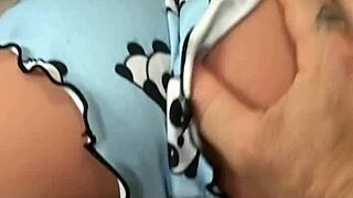 Stepfather Discovers Stepdaughter Using Anal Plug Sex Toy Outdoors