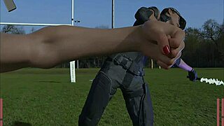 lesbian superhero episode 4 with licking kissing pussy and cunilingus