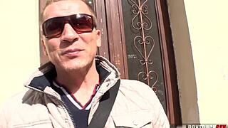 Kate Ross Gets Taste Of Big Cock In Public