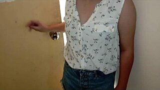 Beautiful Asian Neighbor Craves Cum on Ass