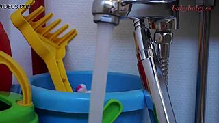 beautiful mommy shares her sweet breastmilk in intimate clip.