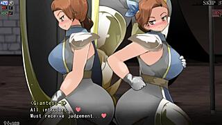 Yume-Same Dominates With Face Sitting In Giantess Defeat Scene