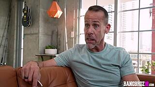 Does Hot MILF BBW Raya Rollins Know Her Step-Sons Are Watching Her Relax In The Bath?