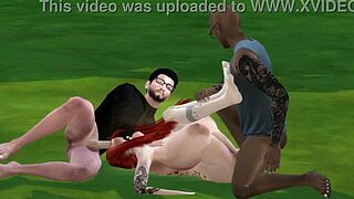 Mortimer and Duncan fuck whore Sabri Muff, Mercedes joins the group.