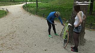 alice maze gets her ass pounded and fisted backstage