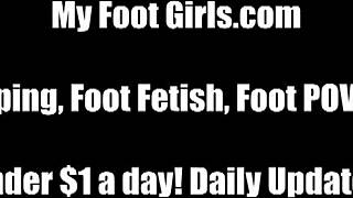 Hey, I will give you the footjob you have been dreaming of with femdom and bdsm vibes