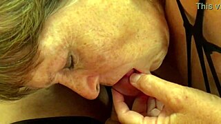 Rockin’ granny gives midnight POV deepthroat like a pro