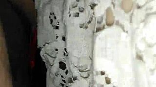 ex girlfriend in stockings sucks big cock 😈