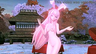 Megurine Luka in full nude mod from project diva