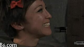 tossed up girl is punished in garage