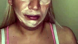 i get all made up beautifully for my viewers, blending crossdressing and transsexual elements