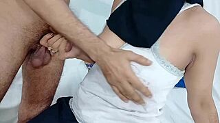 My Muslim teen girlfriend takes rough anal hard