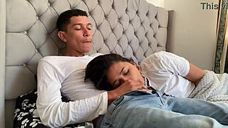 Does my perverted stepfather cum in my mouth with his big cock?