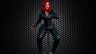 Granny Black Widow Gets Long Missionary Drilling. My Good Cum Finish on Fat Cougar Body.