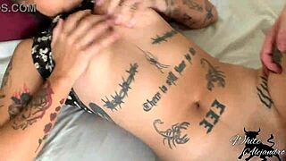 perverse stepsister shows off tight latina body in wild casting with intense riding