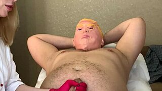 Donald t says, 'Your wet pussy looks pretty in latex'