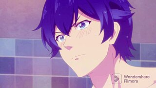 girl enters bathroom naked unaware of hidden presence