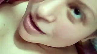 Blonde Masturbates Naked on Bed