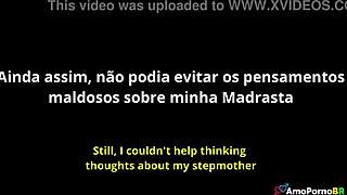 my brazilian stepmom started sucking my cock after separation