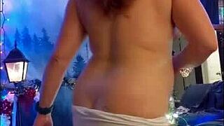 Steffi's hotwife pussy dance in PMV one six promo, showing off her wife skills.