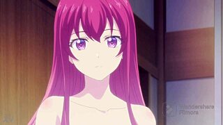 girl enters bathroom naked unaware of hidden presence