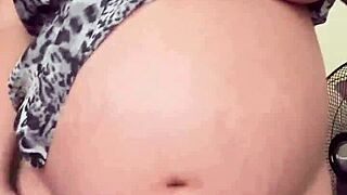 Horny Pregnant Maid Shows Hairy Pussy 😍